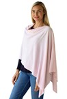 PONCHO SCARF - soft pink
